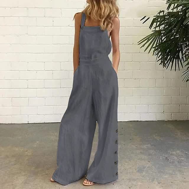 Women's Fashion Casual Loose Jumpsuit