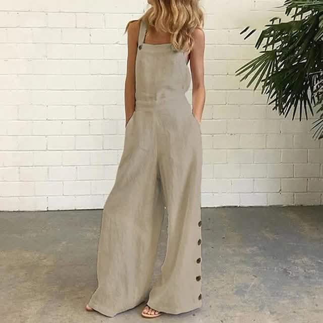 Women's Fashion Casual Loose Jumpsuit