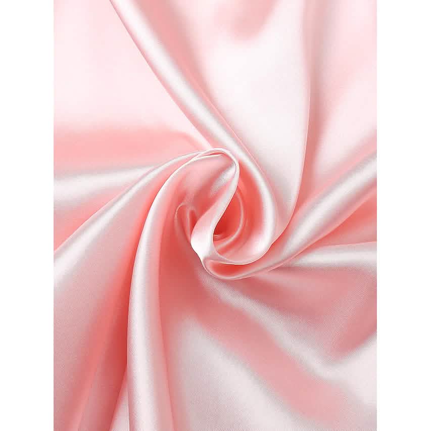 Women's Loungewear Pajamas Sets Pure Color Silk Simple Soft Shirt Pant