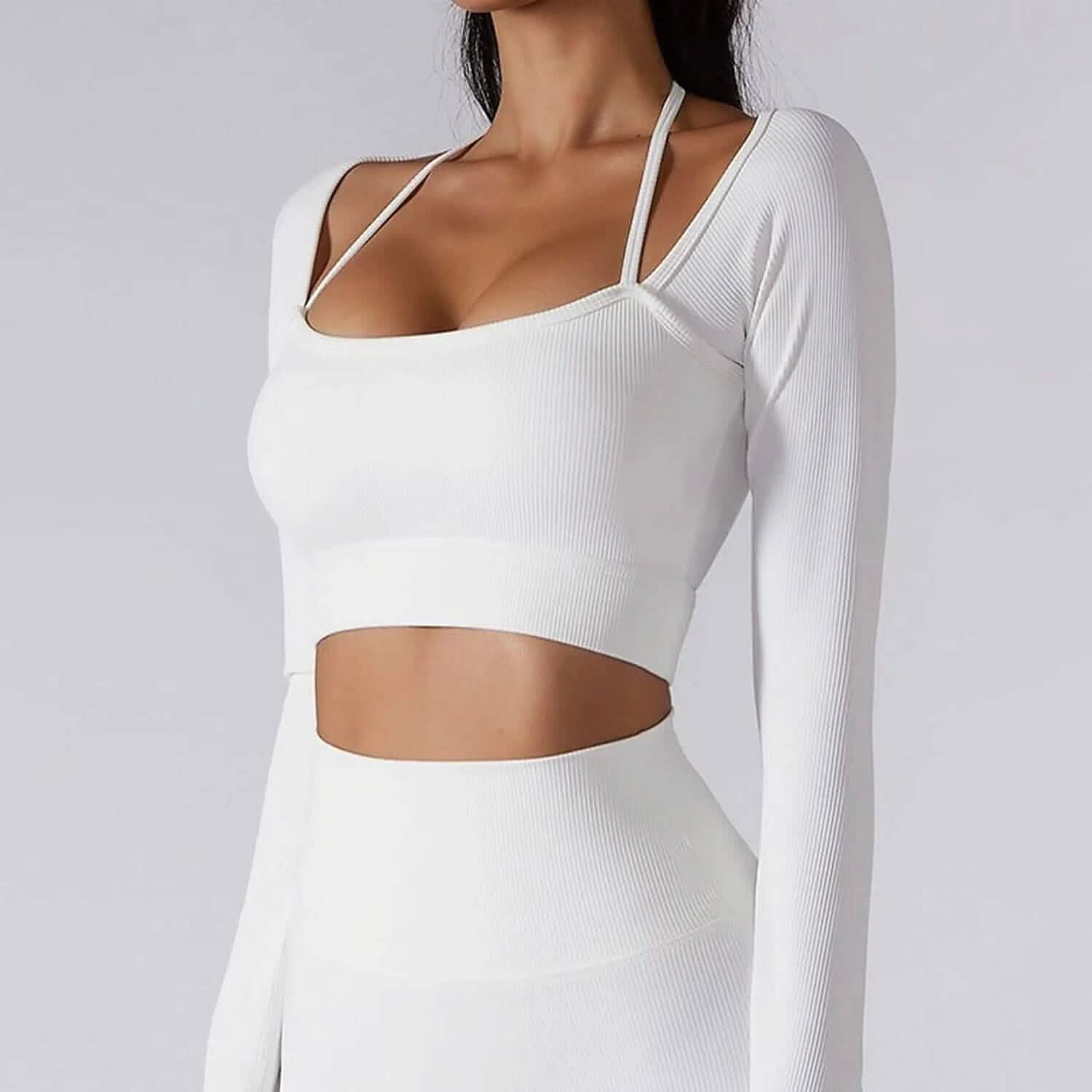 Women's WorWomen's Long Sleeve Sport Activewear Setkout Sets